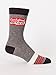 Blue Q Men's Funny Novelty Crazy Crew Socks with Sayings (fit shoe size 7-12)