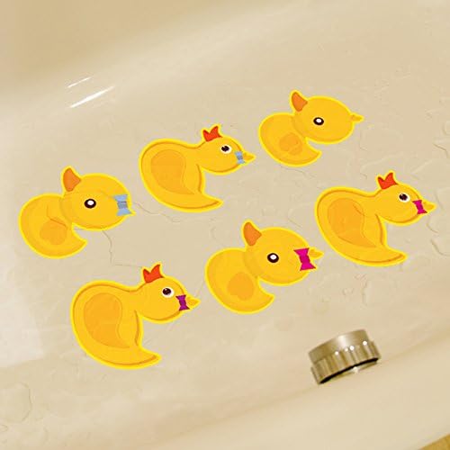 CoSopo Smiley Face Series Non Slip Bath Tub Tattoos Tub Stickers Tub Decals Tub Appliques (2, Duck)