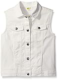 Crazy 8 Girls' White Denim Vest