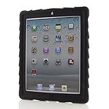 Gumdrop Cases Dual Layer Silicone Rugged Case for Apple iPad 2 / 3 / 4 - Black
