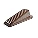 Door Stopper Rubber Stop Floor Wedge Holder Doorstop, Premuim Quality Heavy Duty Non Slip Work Great on All Surfaces Doorstopper, Decorative Security Flexible Stops for Home and Office (6 Pack, Brown)