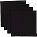 Now Designs Hemstitch Cotton Napkins, Set of Four, Black