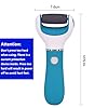 BOMPOW-Electronic-Foot-File-Hard-Skin-Remover-Pedicure-Tool-with-2-Roller-and-Rechargeable-Callus-Foot-Care-Tool-for-Dry-Dead-and-Cracked-Feet-Blue BOMPOW Electric Foot File, Hard Skin Remover for Feet, Pedicure Tool with 2 Roller and Rechargeable Callus Foot Care…