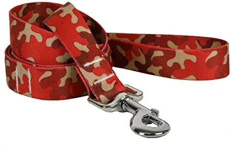 Yellow Canine Design Customary Leads, Camouflage Assortment