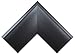 MCS 24x36 Inch Wedge Rectangular Mirror, 30x42 Inch Overall Size, Black