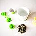 Live Infused Premium Tea Infuser Set, Silicone Infuser, Ceramic Flower Pot Holder and Ceramic Tea Mug with Built in Removable Coaster