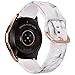 VIGOSS Strap Compatible with Galaxy Watch 4 Bands/42mm Bands/Active 2 40mm/44mm Band 20mm Soft Silicone Replacement for Samsung Galaxy Watch 42mm/Active/Active 2 40mm/44mm Marble