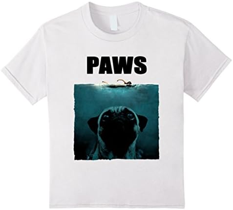 Kids Funny Pug Parody - T-Shirt Mens &amp; Womens Sizes 12 White