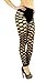 ToBeInStyle Women's Fishnet Slashed Leggings w/Footless Design - One Size - Black