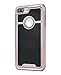 iPhone 7 Plus case,[Shockproof] [Slim] Soft Bumper Armor Defender Anti-slip Dual-Material Full-body Rugged TPU Protective Cover Case for Apple iPhone 7 Plus(2016)-Rose Gold