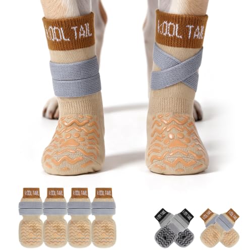 KOOLTAIL Non-Slip Dog Socks