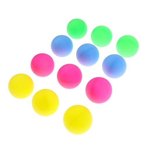 Seafard Set of 12 Colorful Beer Ping Pong Balls Decoration Balls for Practice Balls - Thumbnail 4
