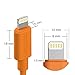 iPhone Cord, Cambond 10 ft Certified iPhone 6 Stepped Lightning Cable for iPhone X 8 8 Plus 7 7 Plus 6s 6s Plus, iPhone 6/6 Plus, iPhone 5s 5c 5, iPad Air 2 Mini 2/3 / 4, iPad Pro (Orange 10ft)