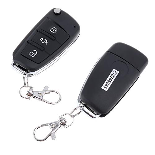 Universal 12V Auto Car Alarm Keyless Entry System with Remote Control Siren Sensor