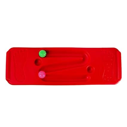 VIPECO Kids Rocking Seesaw Balance Board Sensory Training Indoor Outdoor Toy (Red) Reliable Quality Material: ABS