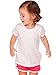 Kavio! Unisex Infants Slub Raw Edge Crew Neck Short Sleeve
