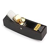 Mini Hand Planer, 0.3 inch Blade Width EnPoint Ebony Hand Plane for Woodworking Portable Planer Curved Bottom Convex Small Plane for Joinery Woodcraft Guitar Violin Viola Cello Wooden Music Instrument