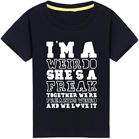 Kids Best Friend Matching Freak And Weirdo T-Shirt (B,XL)