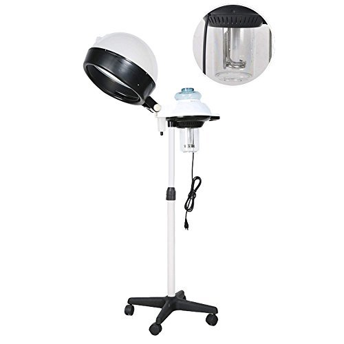 Click Here to See More Images Hotouch Hair Steamer & Stand Salon Color Processor Conditioning with Wheels 110V Input