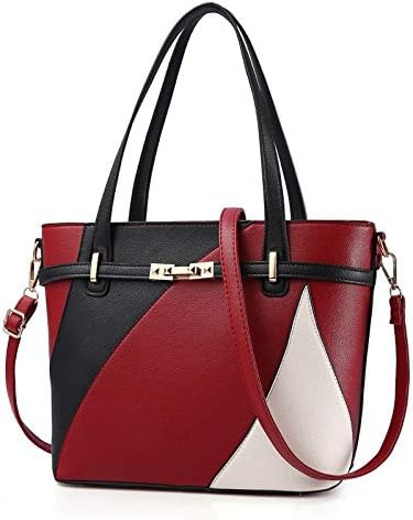 BECLINA Women's Large Capacity Multi-Colored PU Leather Handbag