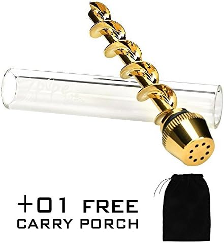 Z420 - Twisty Glass Blunt Gold Color with Free CLEANING TOOL - Product by Dadeta