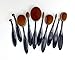 Life Changing Blender Brushes by Full 10 Pack Set Fine to Broad Blending Application Assortment