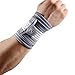 Liveup SPORTS Wrist Compression Strap and Support, Wrist Support Brace with Elastic Bandage Wraps for Weightlifting Tennis Tendonitis Arthritis Therapy, L/XL(Single))