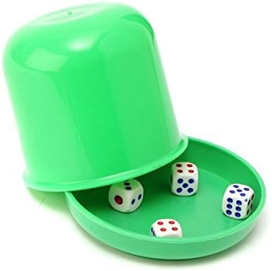 Game Decider Shaker Bar Dice Cup 5 Dice Entertainment Games Party Supplies