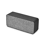 NUOXI V6 Cloth V4.1 Bluetooth Speakers Portable Wireless Outdoor Subwoofer with Surrond Stero Bass Super Loud Sound for Home,TV,Car,DJ,Iphone,Android,PC with Radio,Mircophone,TF Cards,AUX (Black)
