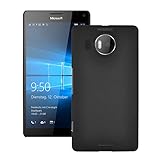 Lumia 950XL case, KuGi ® High quality ultra-thin PC Hard Case Cover for Microsoft Lumia 950 XL smartphone. (Black)