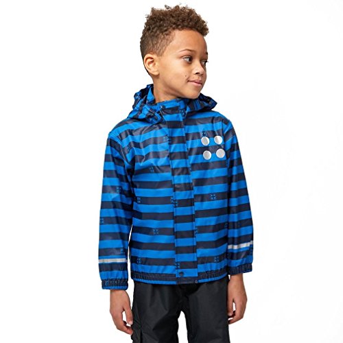 Lego Wear 19457 Jonathan Veste de Pluie Garçon Marine Foncé FR : 12 Ans (Taille Fabricant : 152)