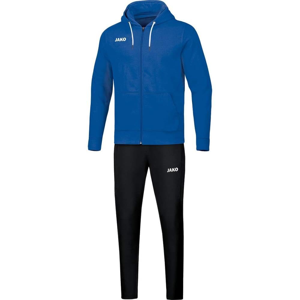 JAKO Women's Base Hooded Jogging Suit, Royal, 34