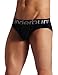 Rounderbum Men's Package Enhancing Brief, Black Jc04, Medium