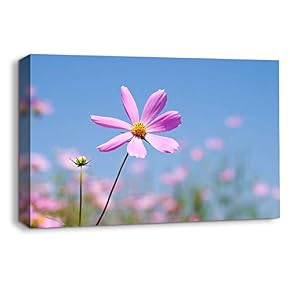 Flowers in The Sunshine Home Artwork for Living Room Bedroom
