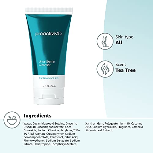 ProactivMD Ultra Gentle Face Cleanser Daily Facial Wash for Sensitive