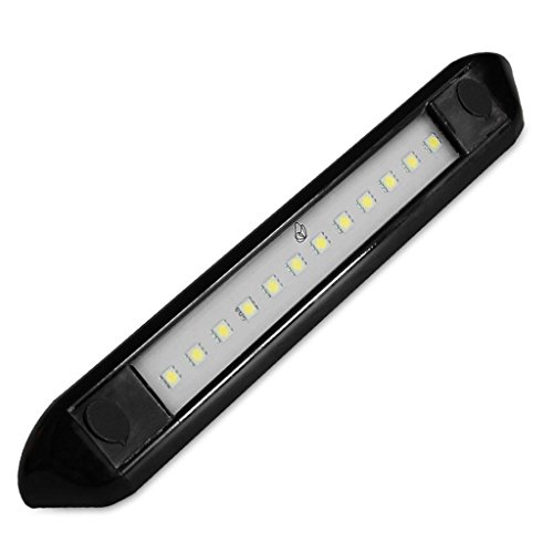 Dream Lighting 12V Waterproof Awning Lights/RV LED Porch Lights/Exterior LED Lights for Trucks, Motor home, Caravan, Camper trailer and Boat, 9.84inch, Cool White, Black Shell - Thumbnail 5