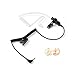 2.5mm Surveillance Listen Only Earpiece Covert Acoustic Coil Tube Headset for Walkie Talkies Ham Transceiver,Radio Speaker Mic Jacks