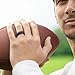 Swagmat Silicone Wedding Rings, 3 Pack Wedding Bands for Men & Women (Black, Dark Gray, Medium Gray, Size 9)