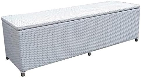 屋外収納ボックス 籐ガーデン大容量収納キャビネット 屋内靴交換スツール 耐荷重100kg 屋内用 バルコニー 庭