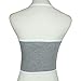 Photno Underwear, Women Boho Tank Bustier Bra Vest Crop Top Bralette Blouse Cami (L, Gray)