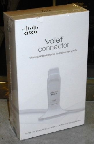 Cisco Valet Connector WiFi Wireless Computer USB Adapter AM10 - the simple way to connect your PC to a wireless network