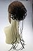 Merrylight Scrunchie Hair Extension Ponytail Synthetic Messy Bun Hair Piece (Black-1)