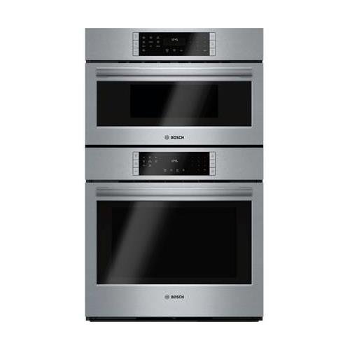 Bosch S800 Combination Wall Oven/Speed Oven, Touch Control (HBL8752UC)
