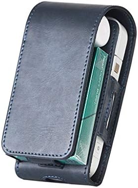 Bduco - Portable PU Leather Bag for IQOS for IQOS 2.4 Plus III Universal Pouch Black Blue Color Case