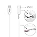 JOTO Charging Cable Compatible for iPhone, iPad Connect to New MacBook, Chromebook Pixel, HP Pavilion, USB-C 2.0 Type-C to 8-Pin Port Charging Cable Data Cable (White, 3.3ft/1M)
