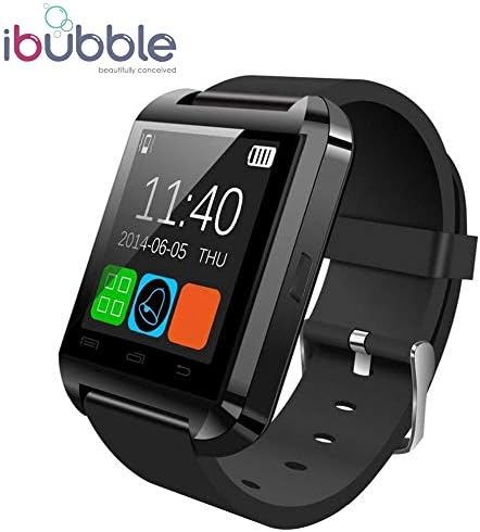 iBubble U8 Smart Phone Watch, Health & Fitness Smartwatch (Black)
