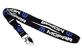 For DODGE MOPAR BLACK Lanyard Neck Strap Quick Release Keychain Neck Strap