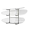 Stoneman-Sports-KC-123-Sparehand-Catalina-Plus-Freestanding-Triple-Kayak-or-Canoe-Storage-Rack-Single-Sided-Black-Finish
