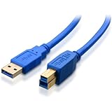 Cable Matters SuperSpeed USB 3.0 Type A to B Cable in Blue 6 Feet