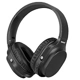 Betron AMT30 Wireless Headphones, Foldable, Over Ear, Bass Driven Sound - Black